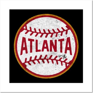 Atlanta baseball city Posters and Art